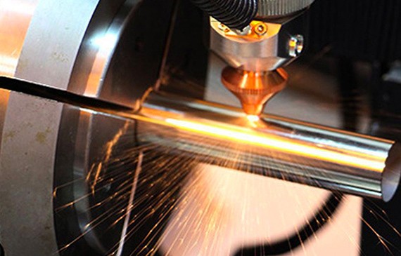 Round pipe laser cutting