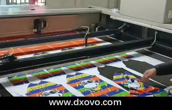 Digital printing fabric laser cut
